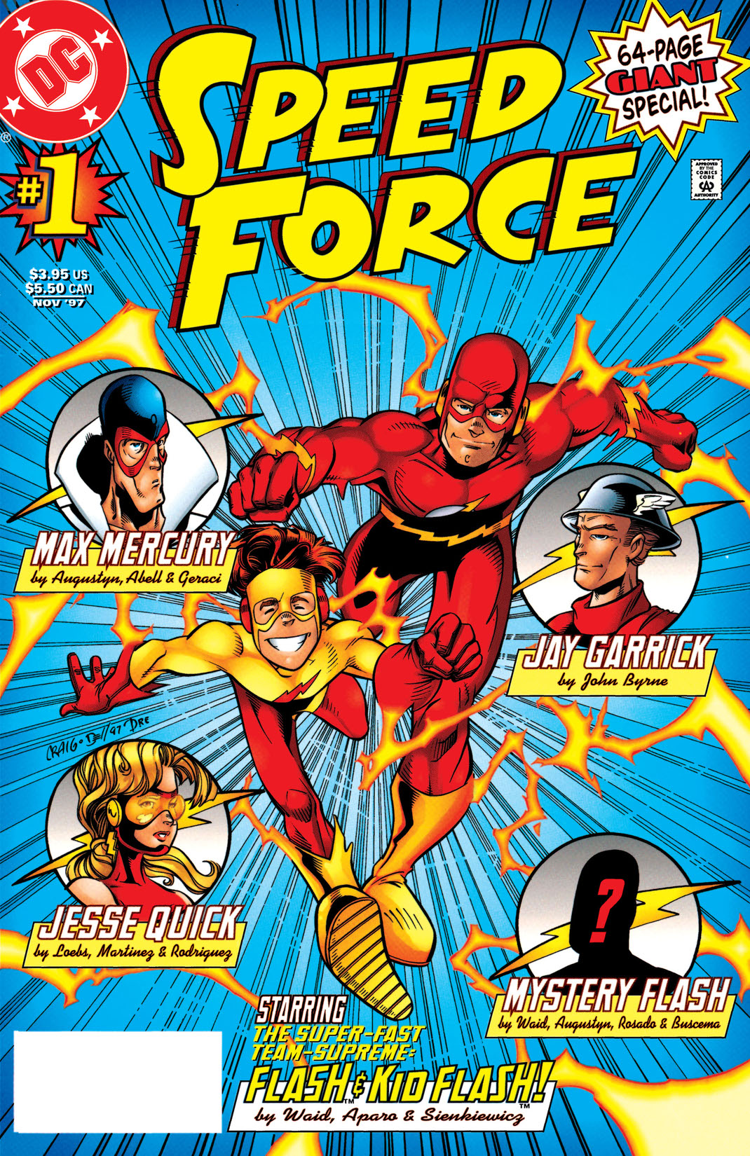 Speed Force #1 preview images