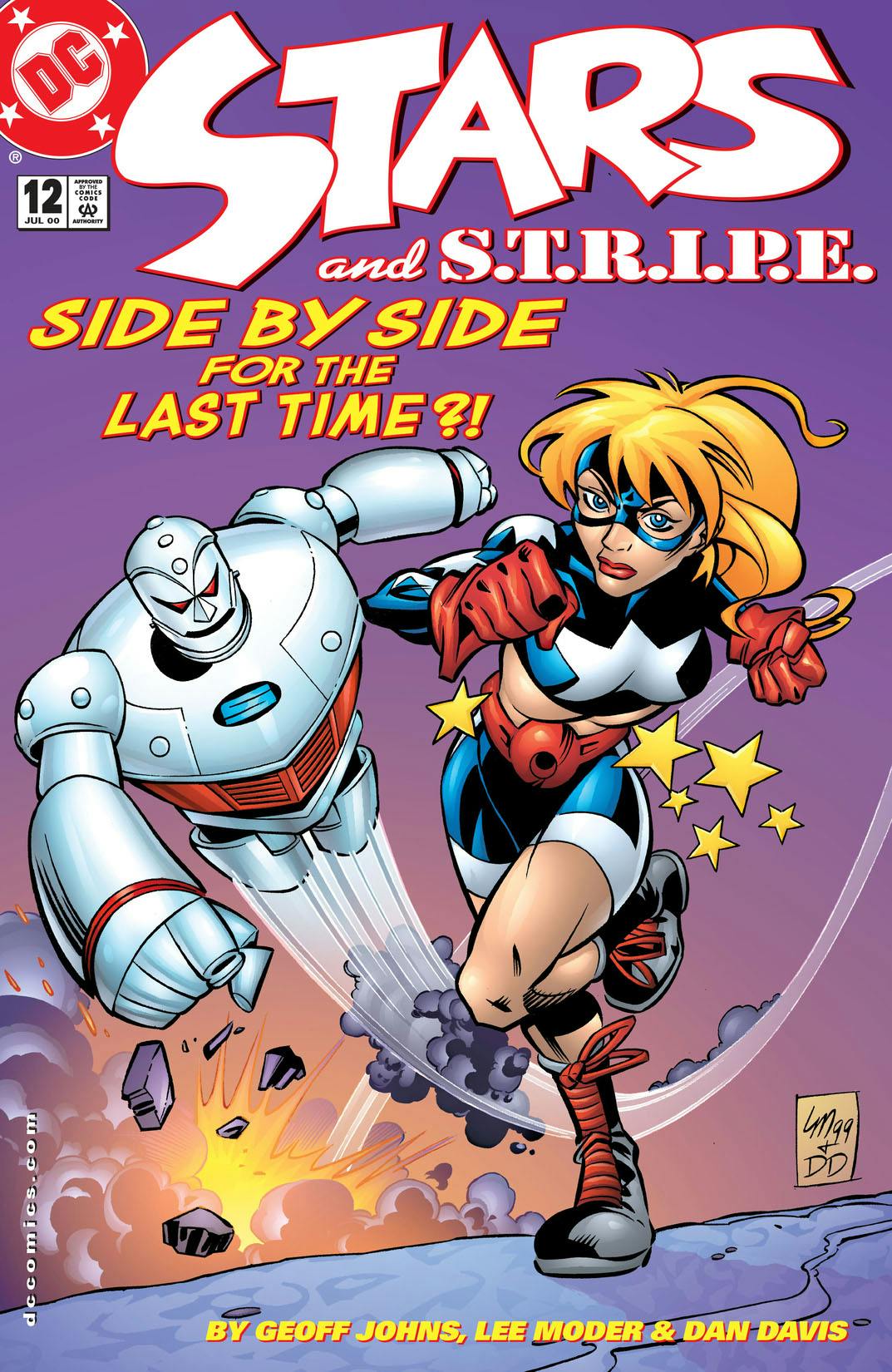 【希少】DISCOVERED NEWS-ED DC NS-BL Stars and S.T.R.I.P.E. #12 | DC Comics Issue