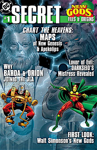 New Gods Secret Files (1998-) #1 preview images