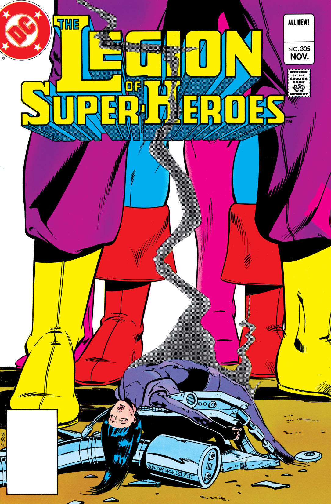 The Legion of Super-Heroes (1980-) #305 preview images
