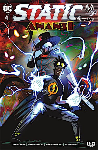 Static Team-Up: Anansi #1 preview images
