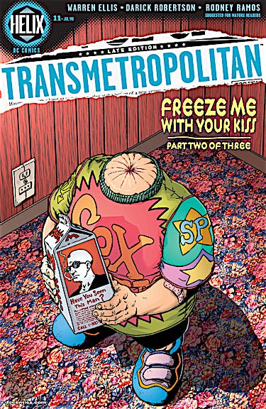 Transmetropolitan #11 preview images