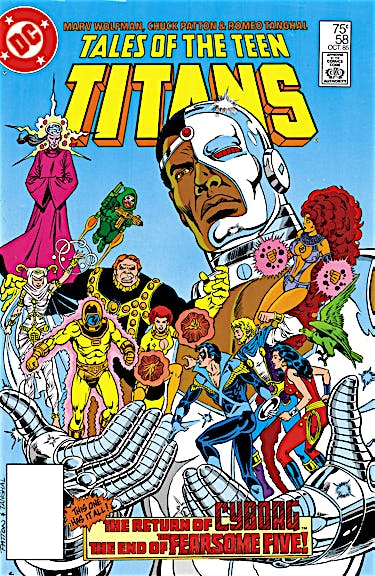 Tales of the Teen Titans #58 preview images