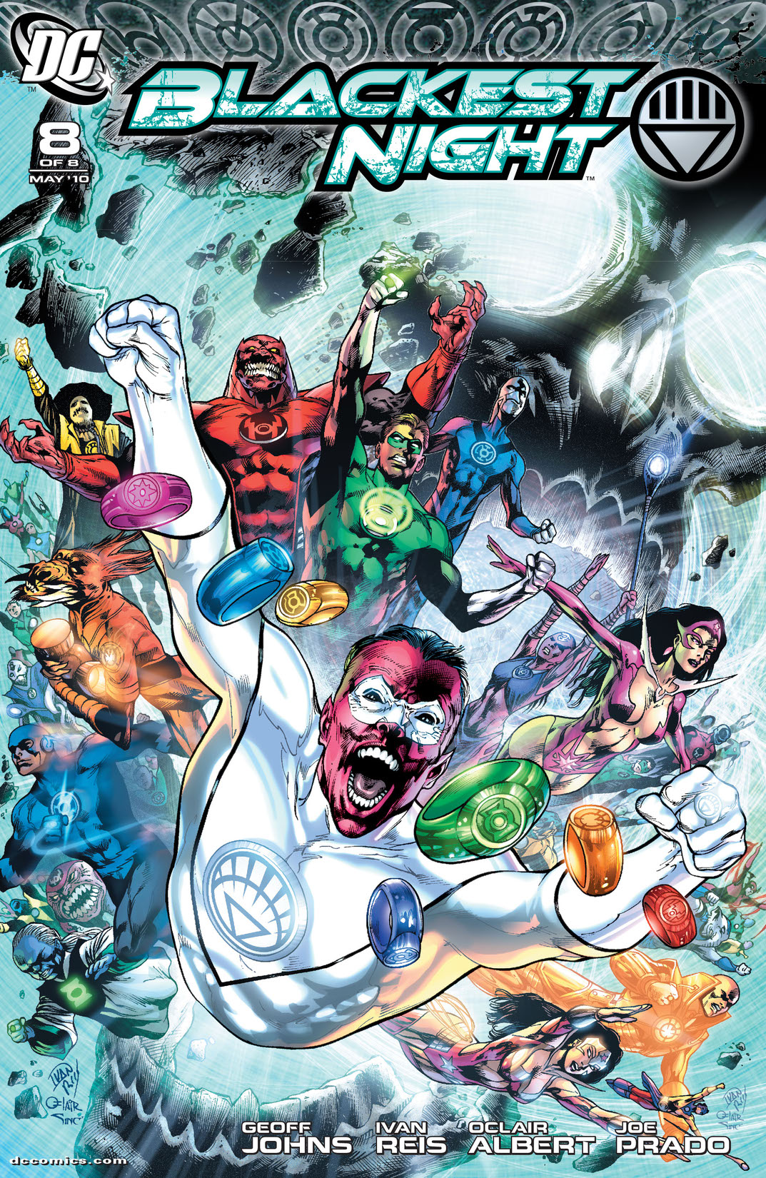 Blackest Night #8 preview images