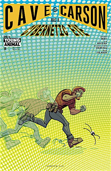 Cave Carson Has a Cybernetic Eye #8 preview images