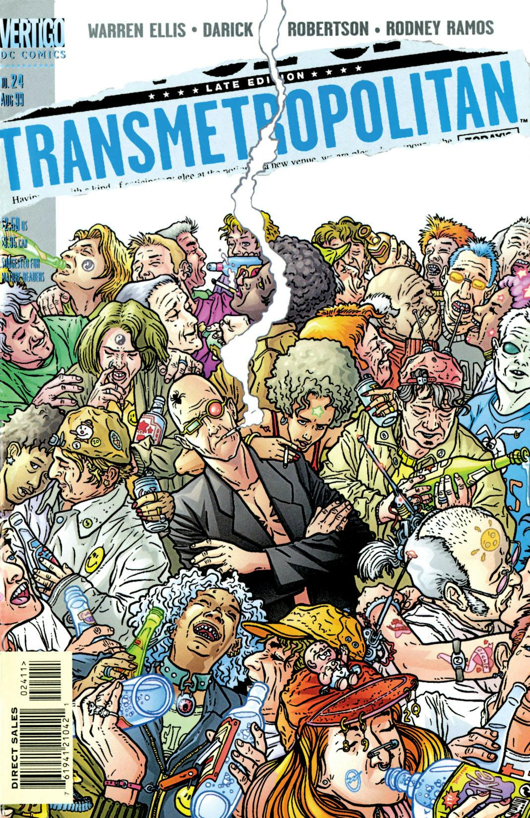 Transmetropolitan #24 preview images