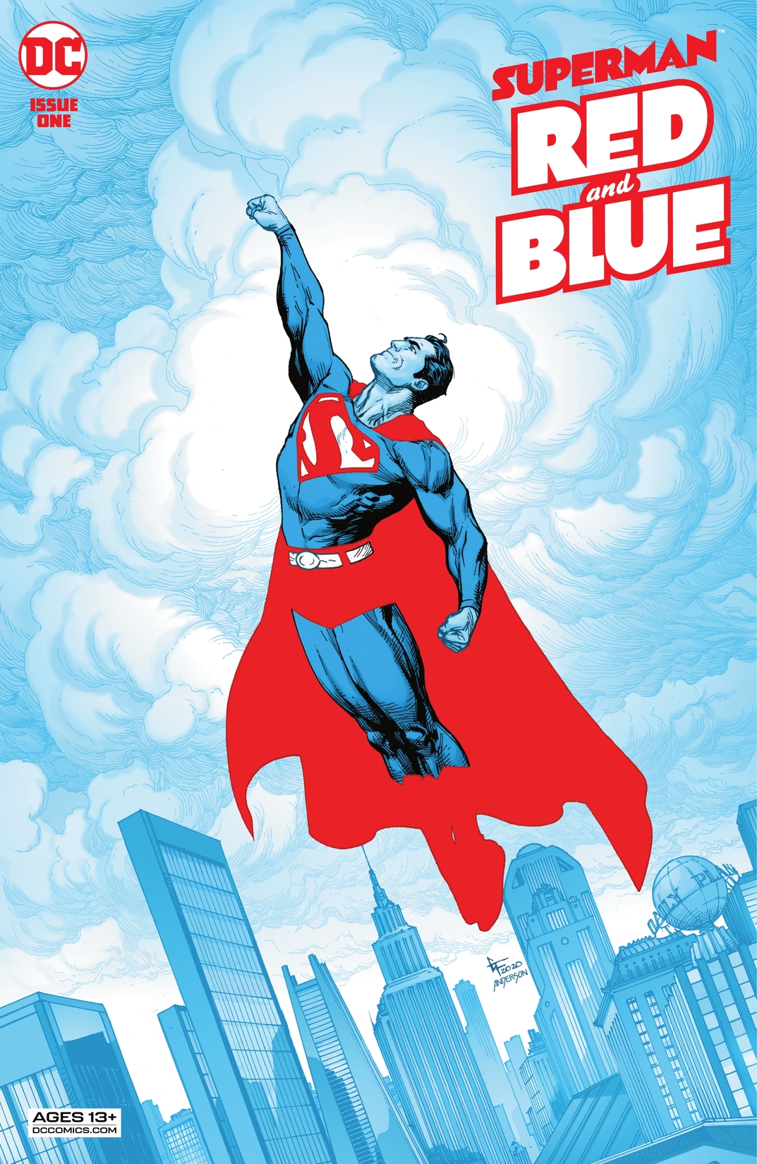 Superman Red & Blue #1 preview images