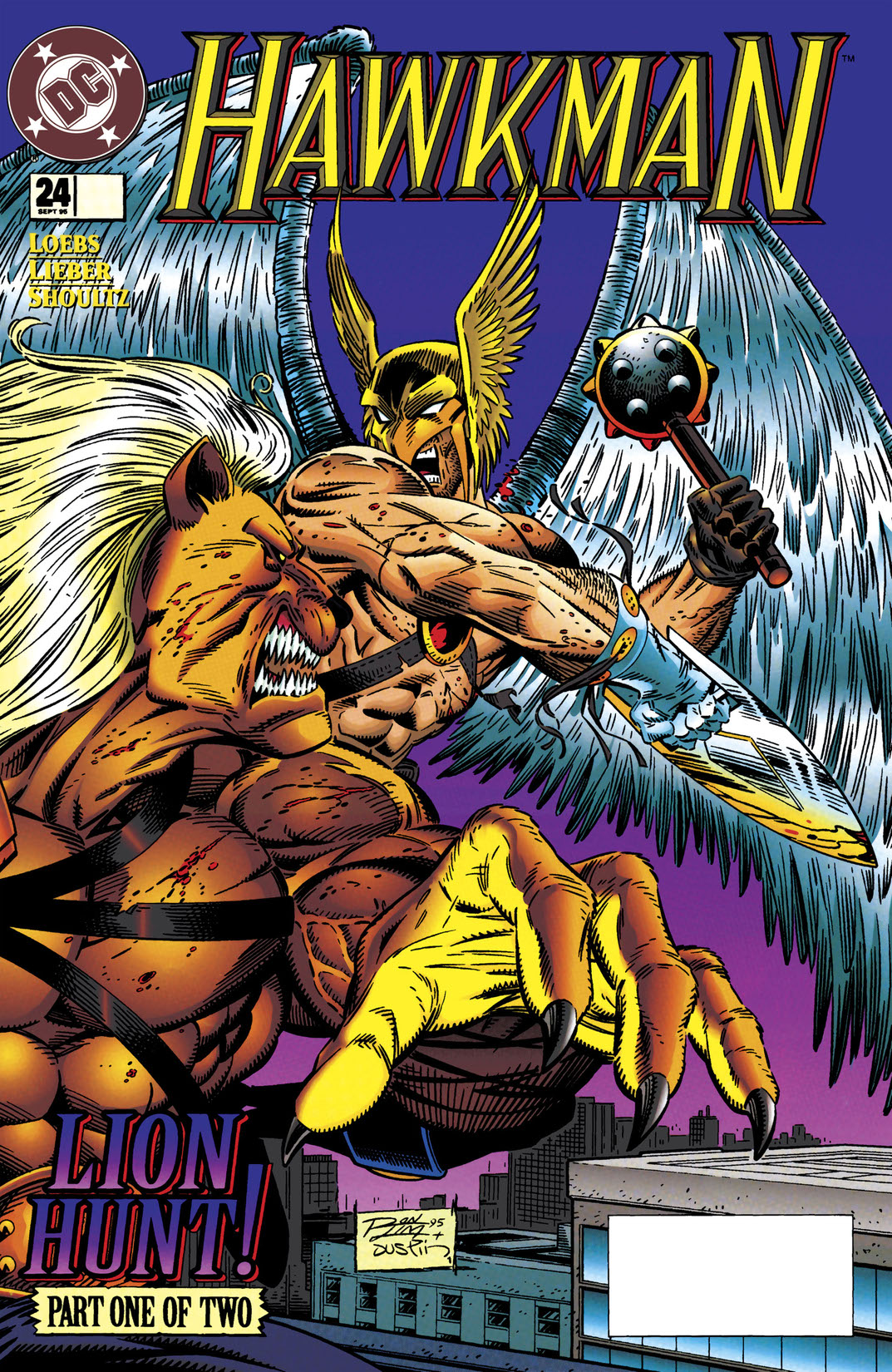 Hawkman (1993-1996) #24 preview images