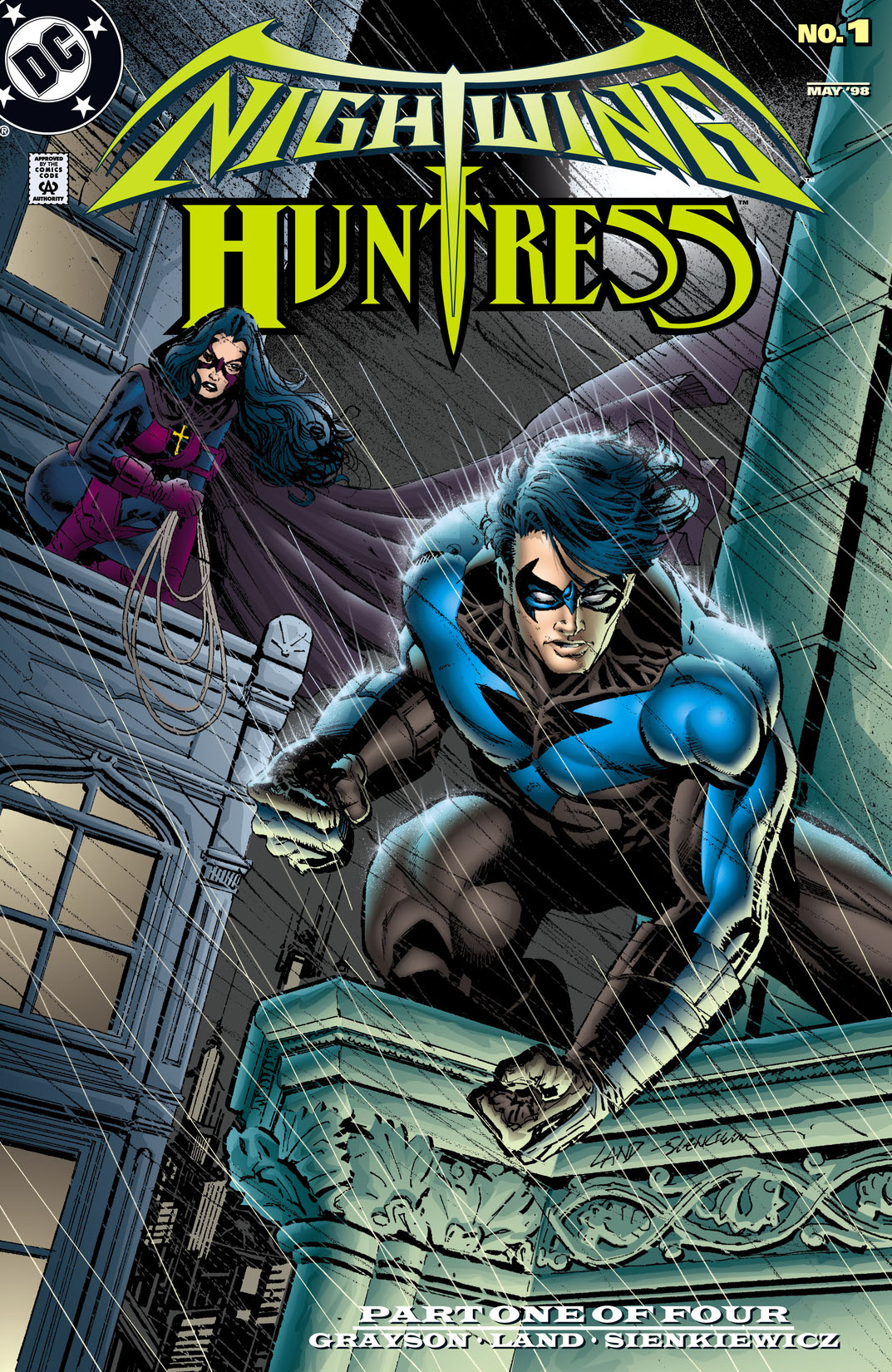 Nightwing and Huntress #1 preview images