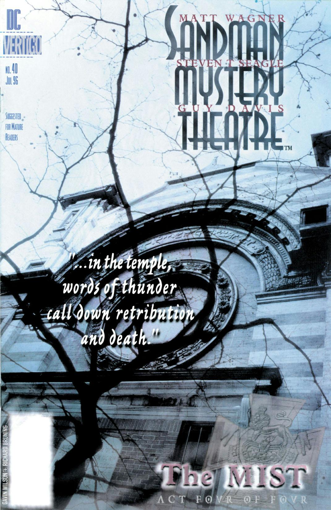 Sandman Mystery Theatre #40 preview images