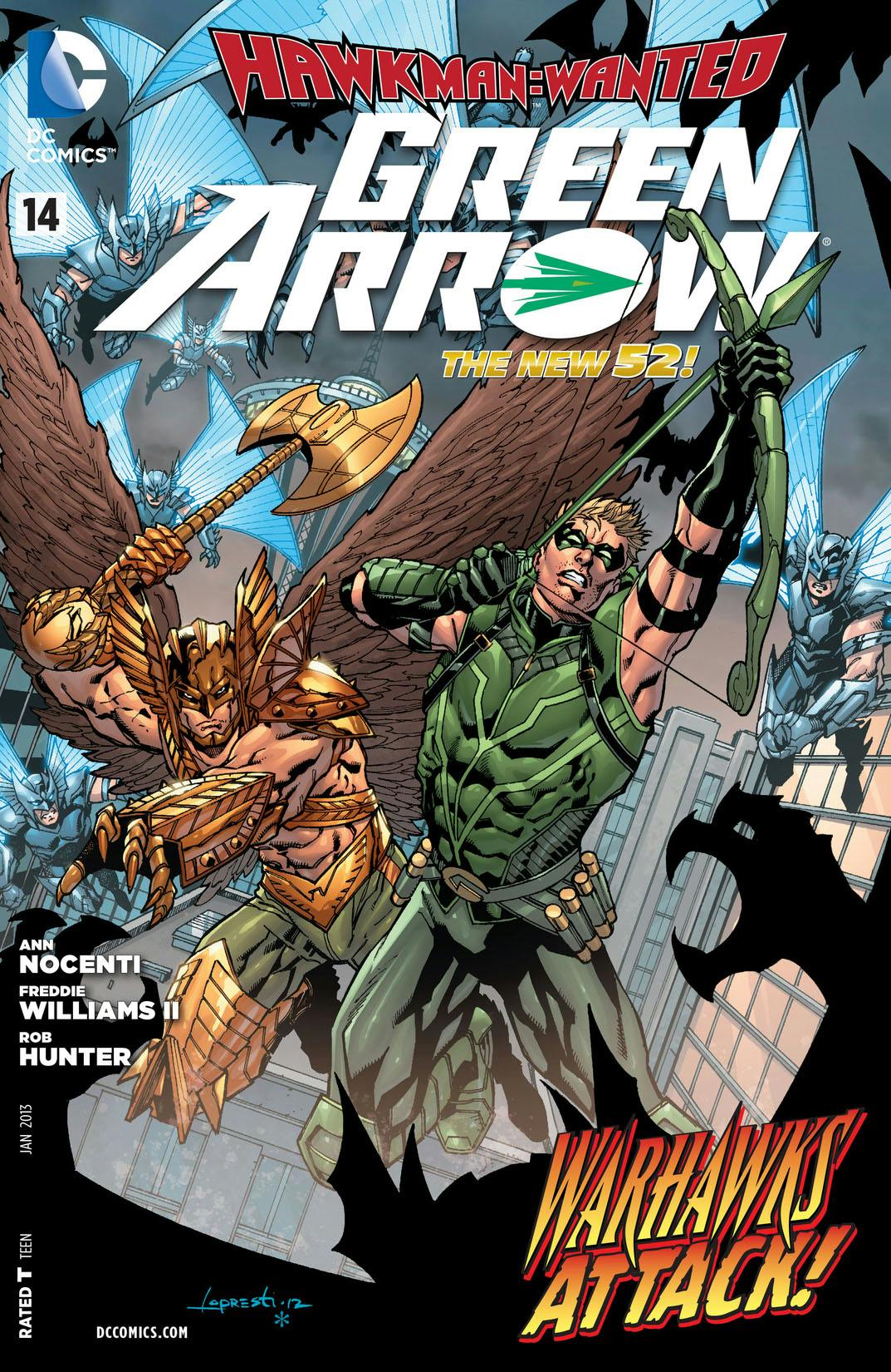 Green Arrow (2011-) #14 preview images