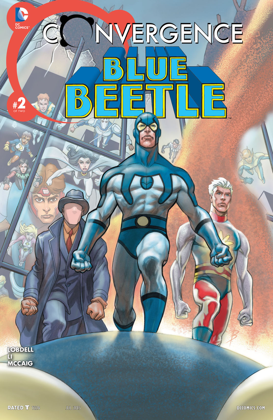 Convergence: Blue Beetle #2 preview images