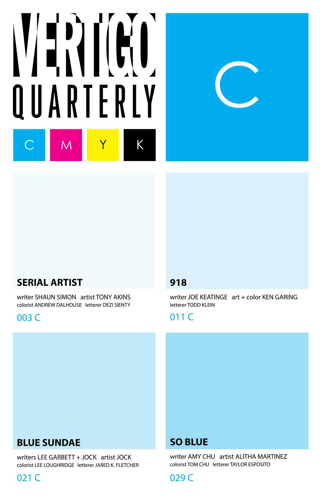 Vertigo Quarterly: CMYK series preview1