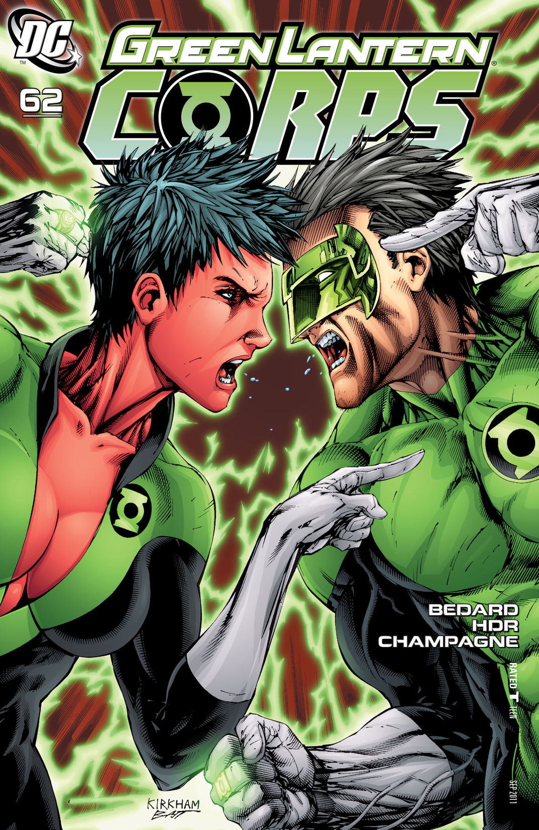 Green Lantern Corps (2006-) #62 preview images