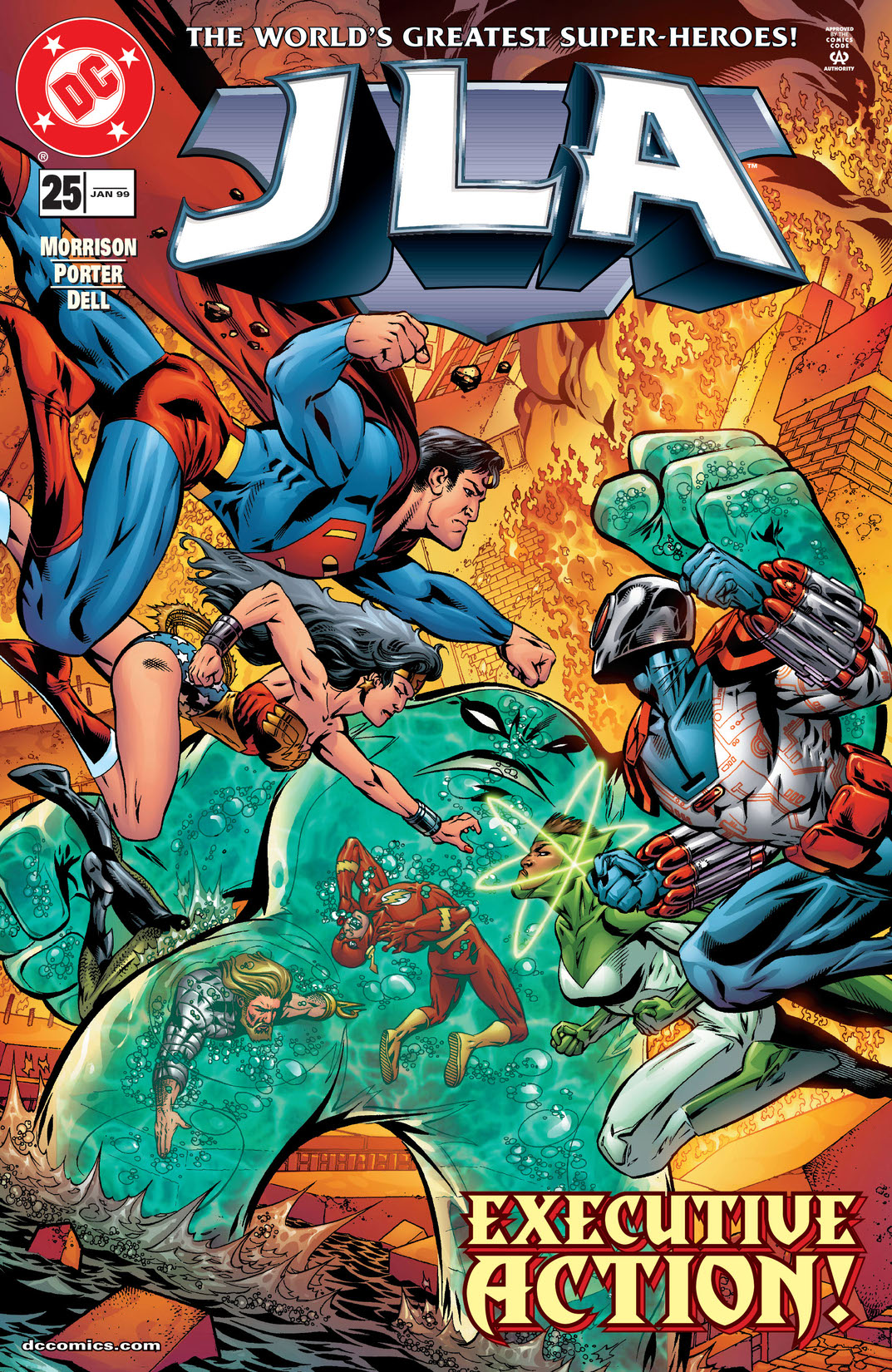 JLA #25 preview images