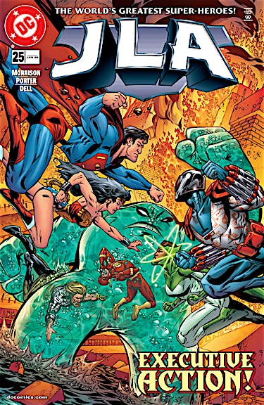 JLA #25 preview images