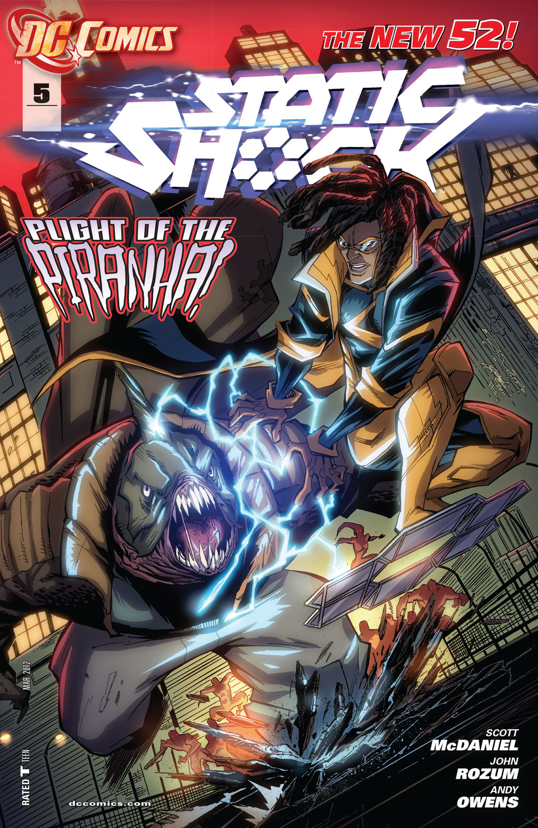 Static Shock #5 preview images