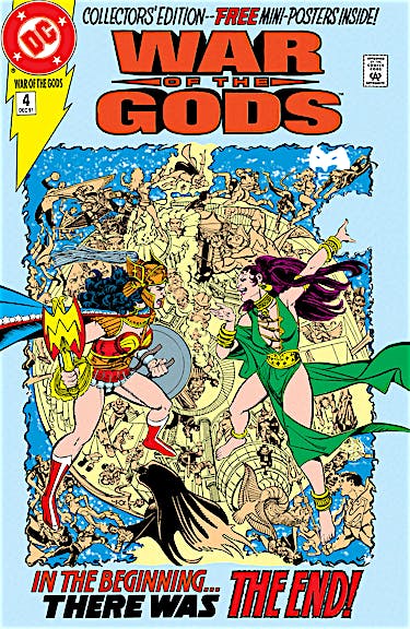 The War of the Gods #4 preview images