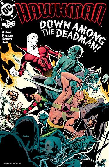 Hawkman (2002-) #36 preview images