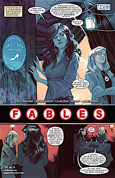 Fables #145 preview images