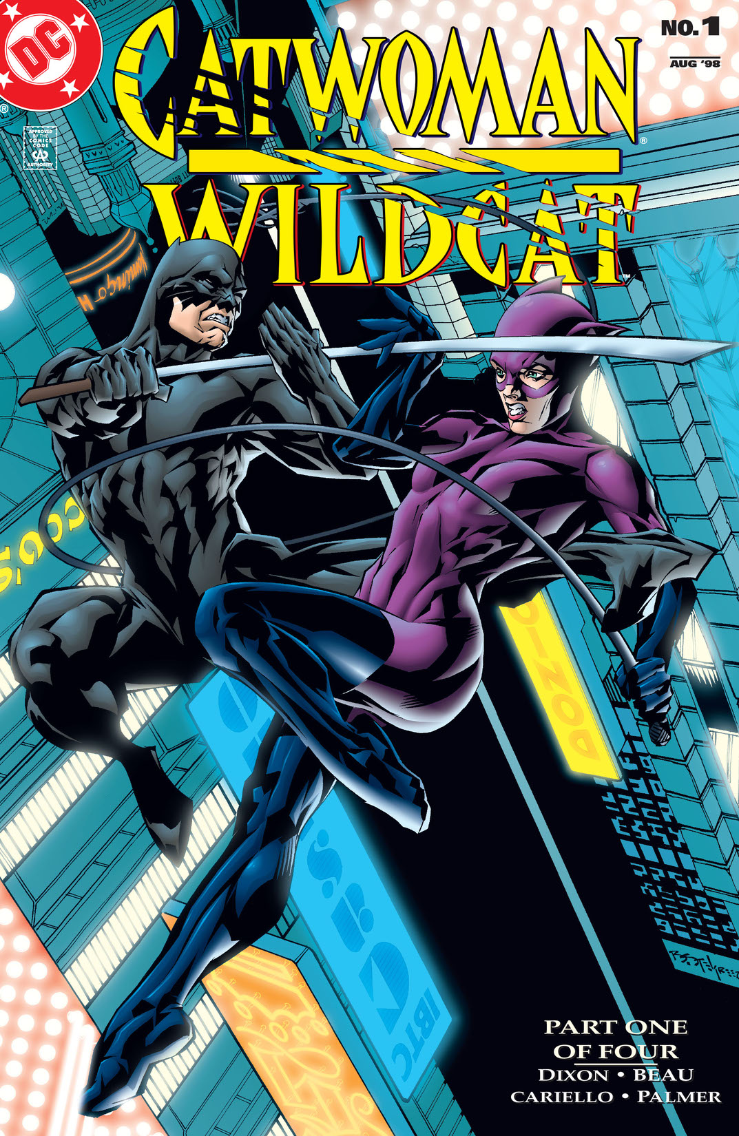 Catwoman/Wildcat #1 preview images