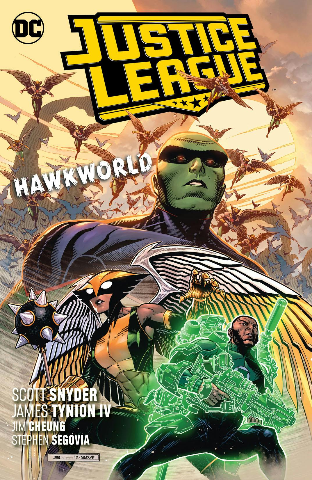 Justice League Vol. 3: Hawkworld preview images