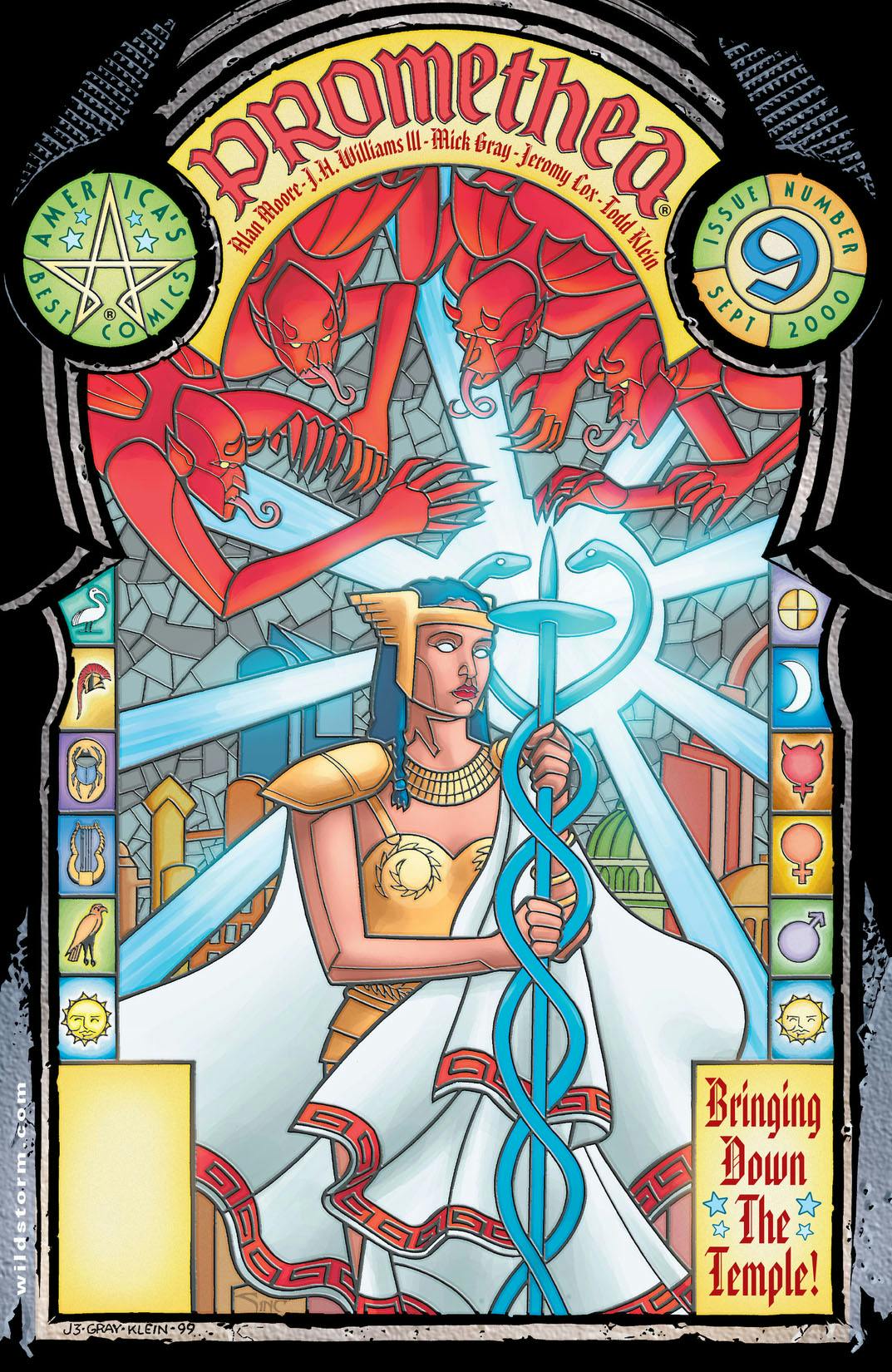 Promethea #9 preview images