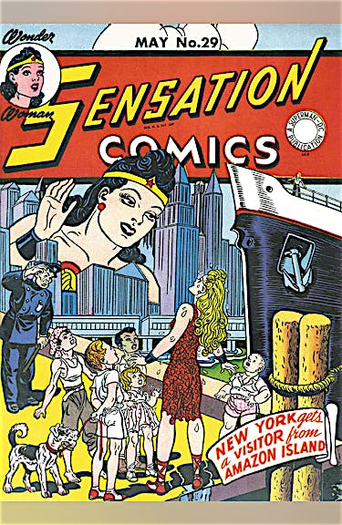 Sensation Comics #29 preview images