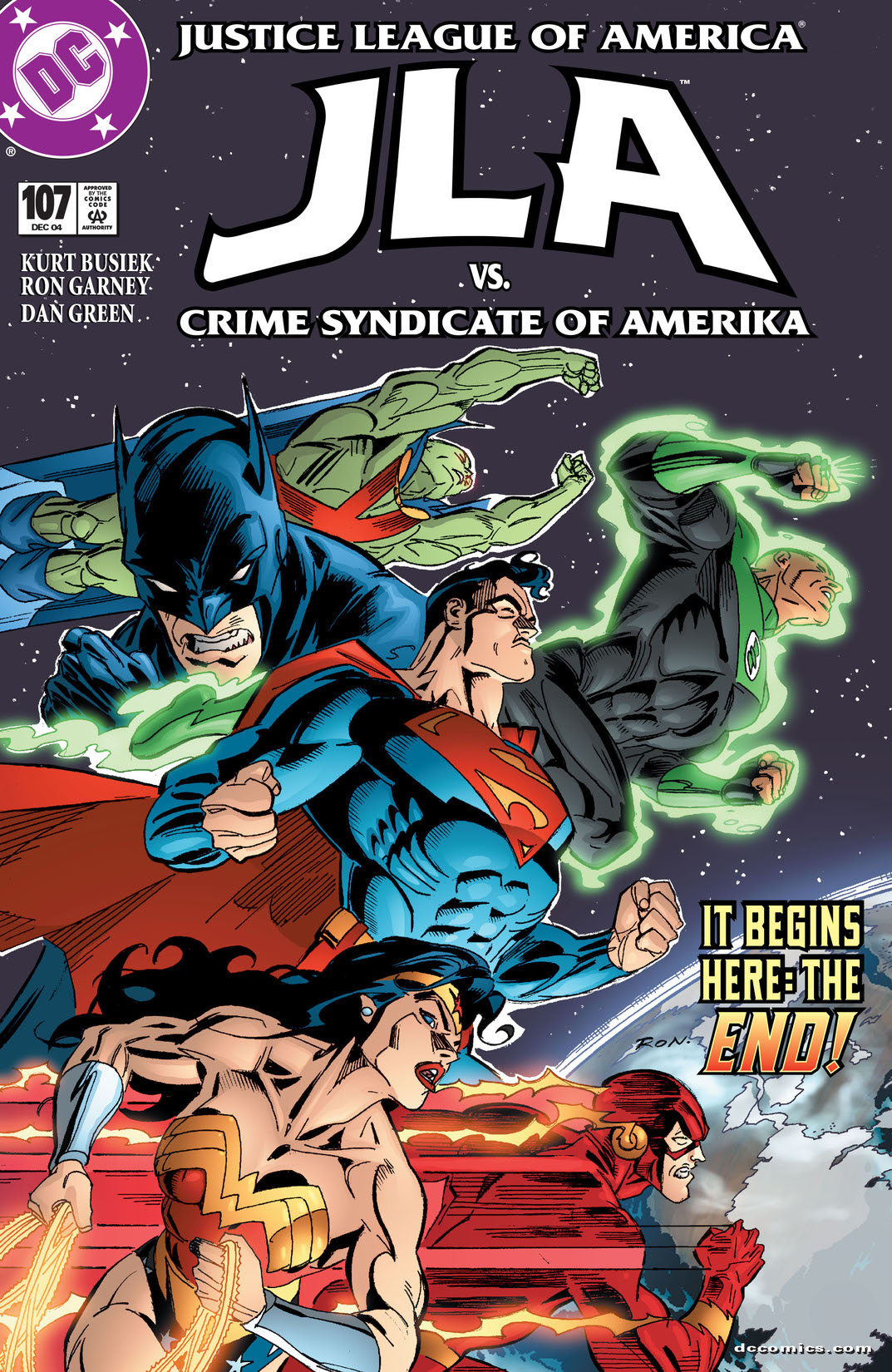 JLA #107 preview images