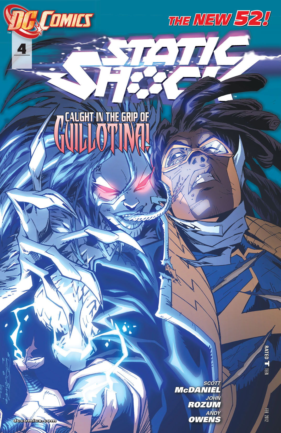 Static Shock #4 preview images