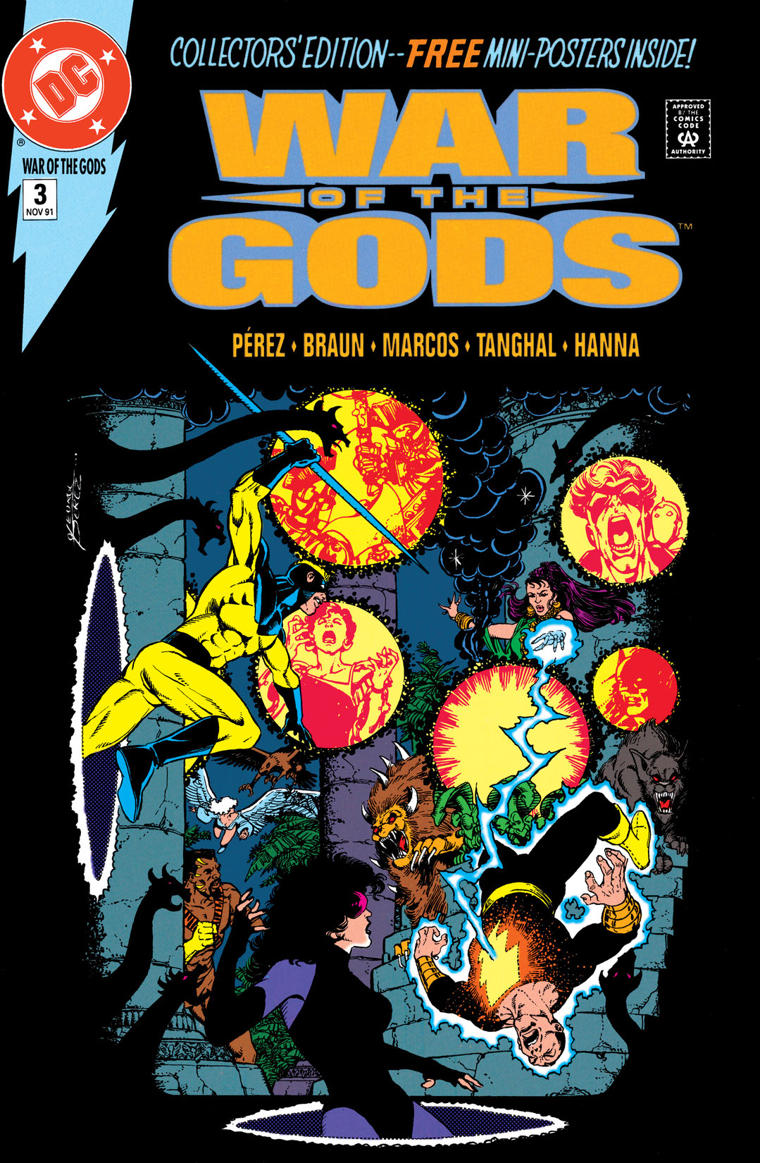 The War of the Gods #3 preview images