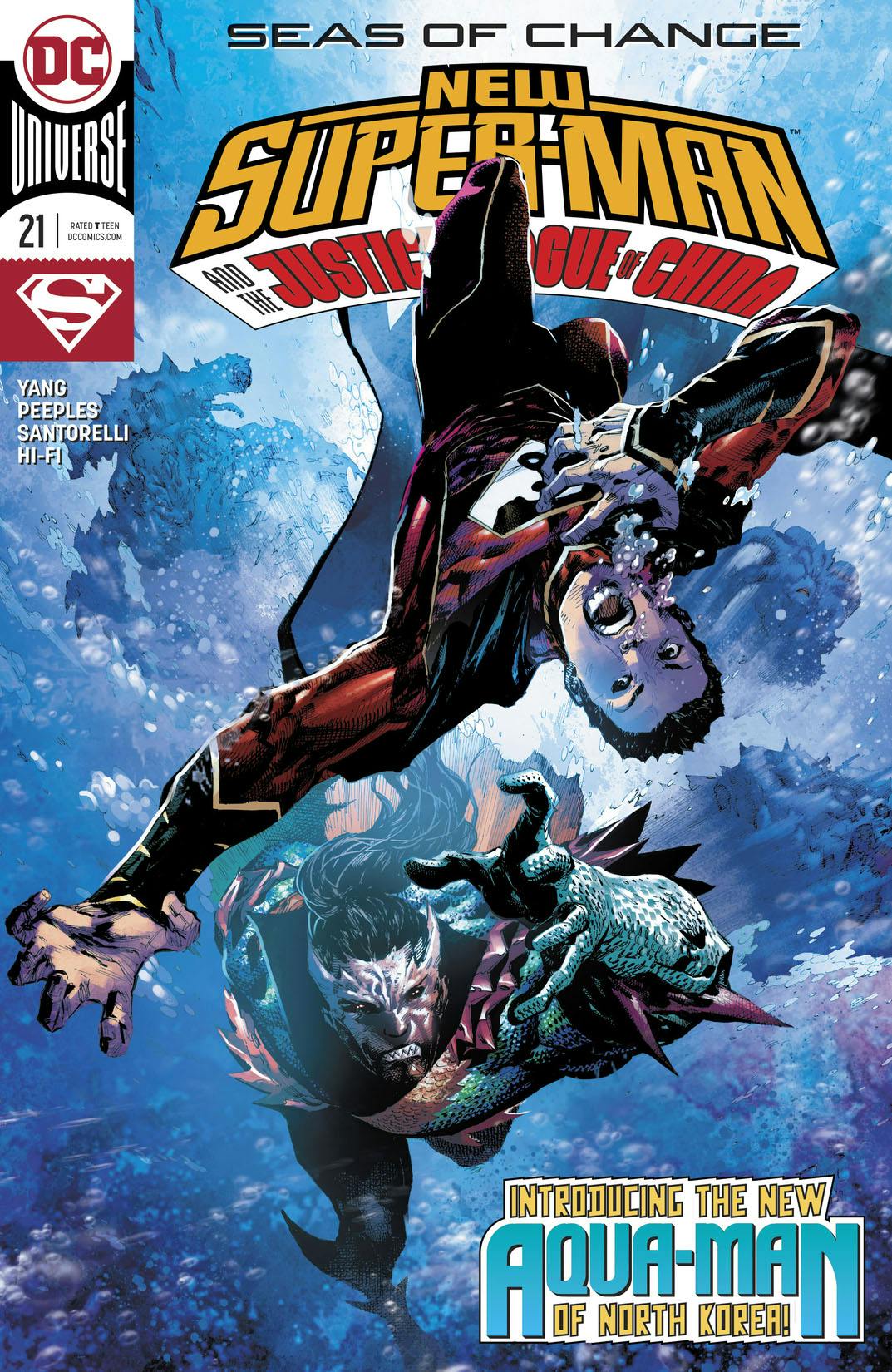 New Super-Man and the Justice League of China #21 preview images