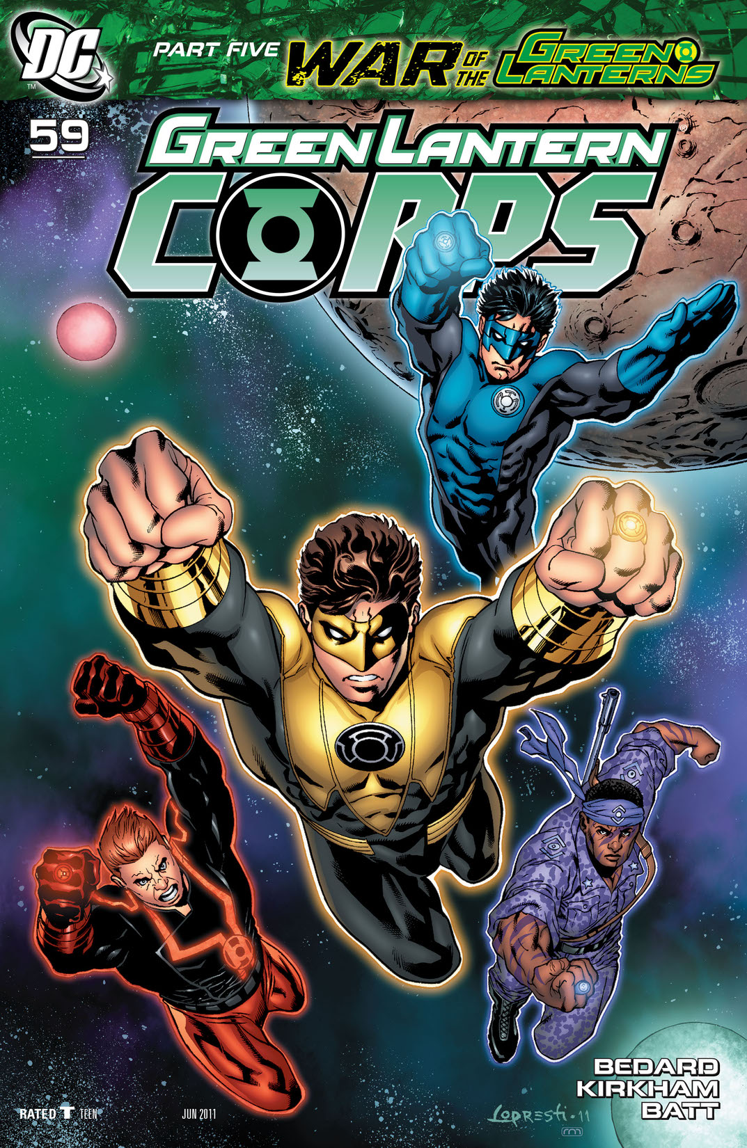 Green Lantern Corps (2006-) #59 preview images