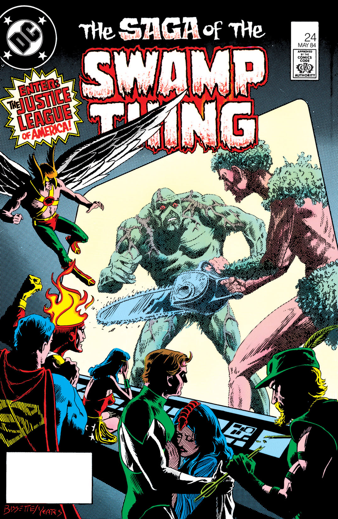 The Saga of the Swamp Thing (1982-) #24 preview images