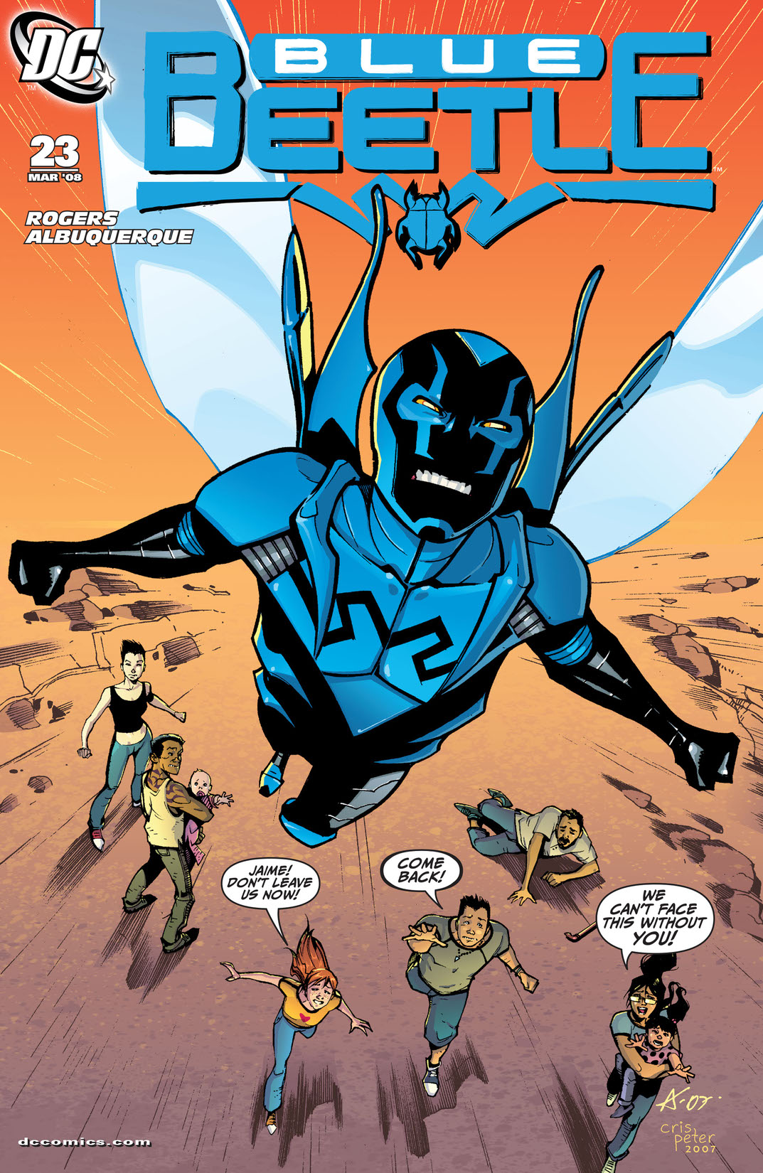 Blue Beetle (2006-) #23 preview images