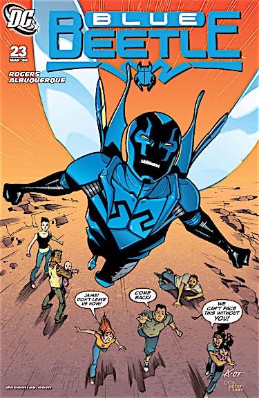 Blue Beetle (2006-) #23 preview images