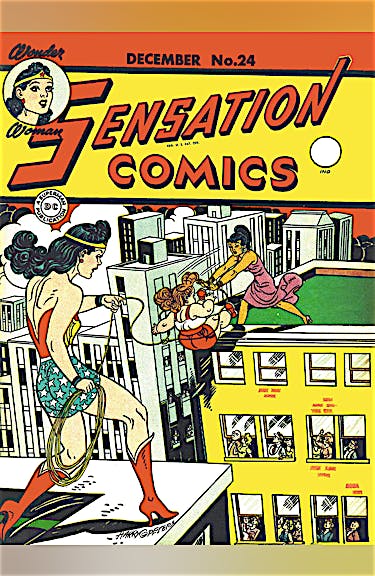 Sensation Comics #24 preview images