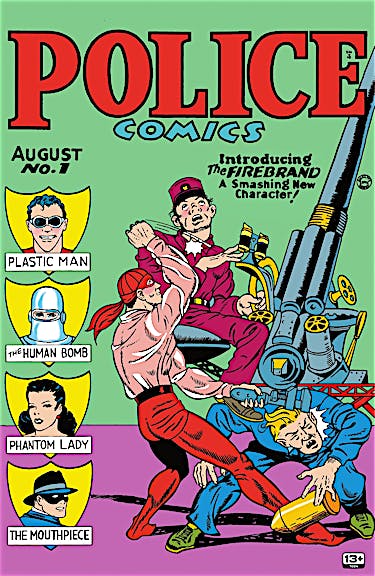 Police Comics preview images