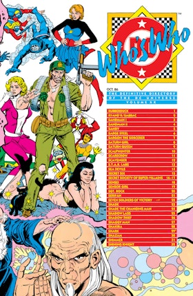 Who's Who: The Definitive Directory of the DC Universe #20