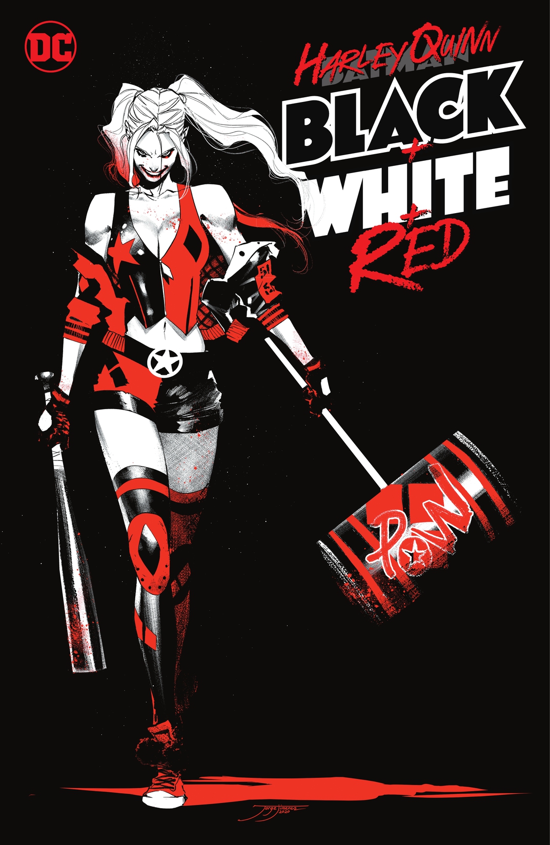 Harley Quinn Black + White + Red preview images