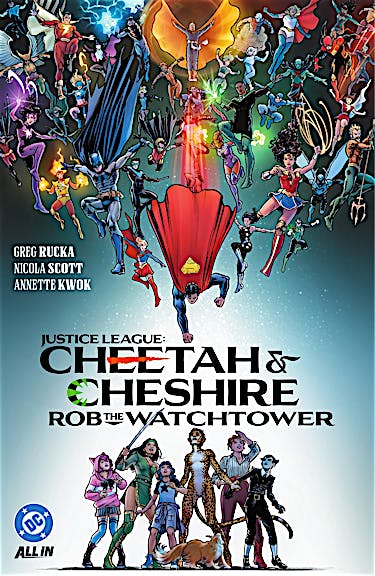 Justice League: Cheetah & Cheshire Rob the Watchtower preview images