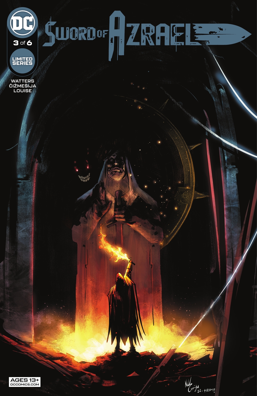Sword of Azrael #3 preview images