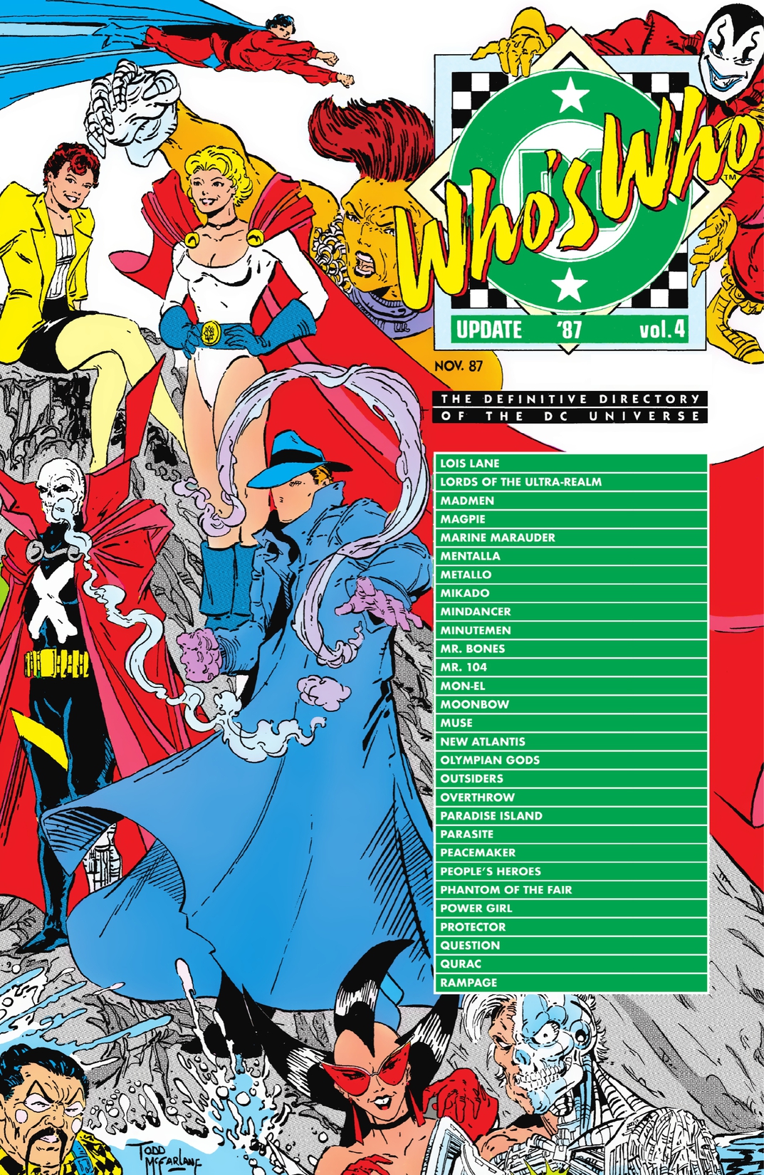 Who's Who Update 1987 #4 preview images