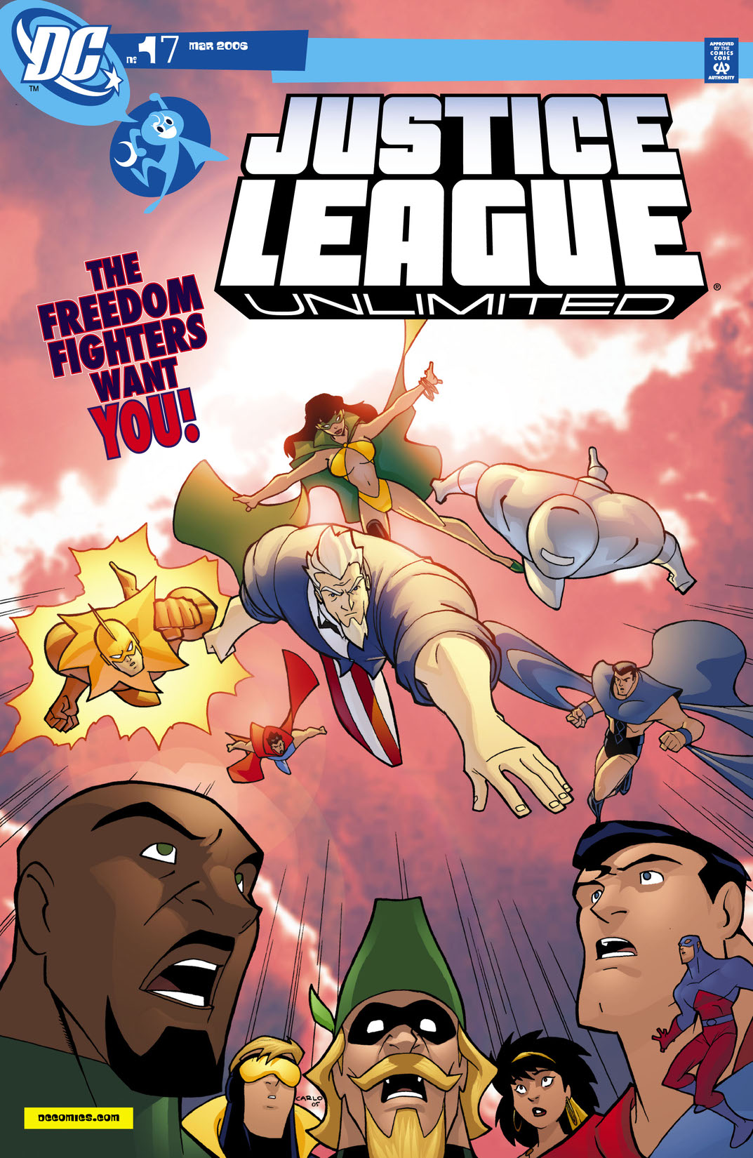 Justice League Unlimited #17 preview images