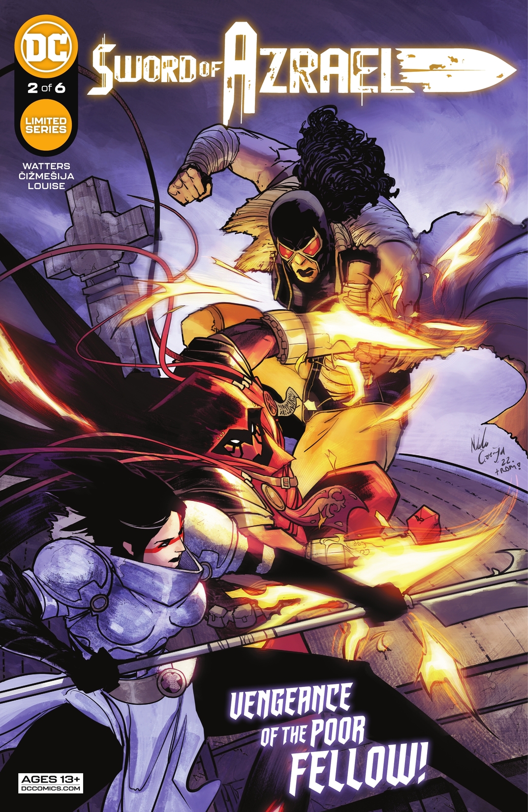 Sword of Azrael #2 preview images