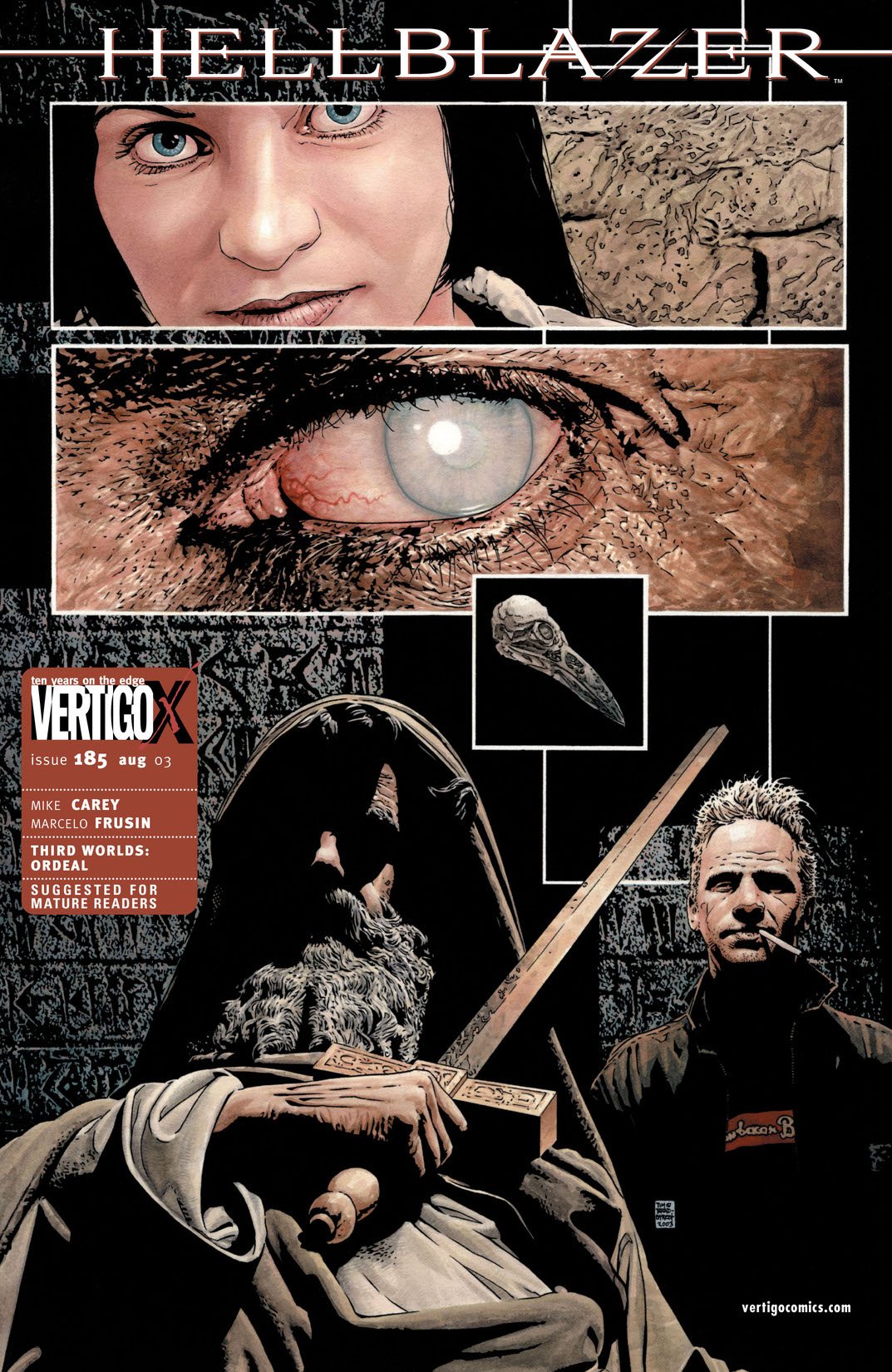Hellblazer #185 preview images