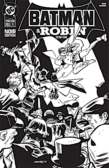 Batman & Robin: Year One Noir Edition #1 #1 preview images