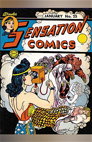 Sensation Comics #25 preview images