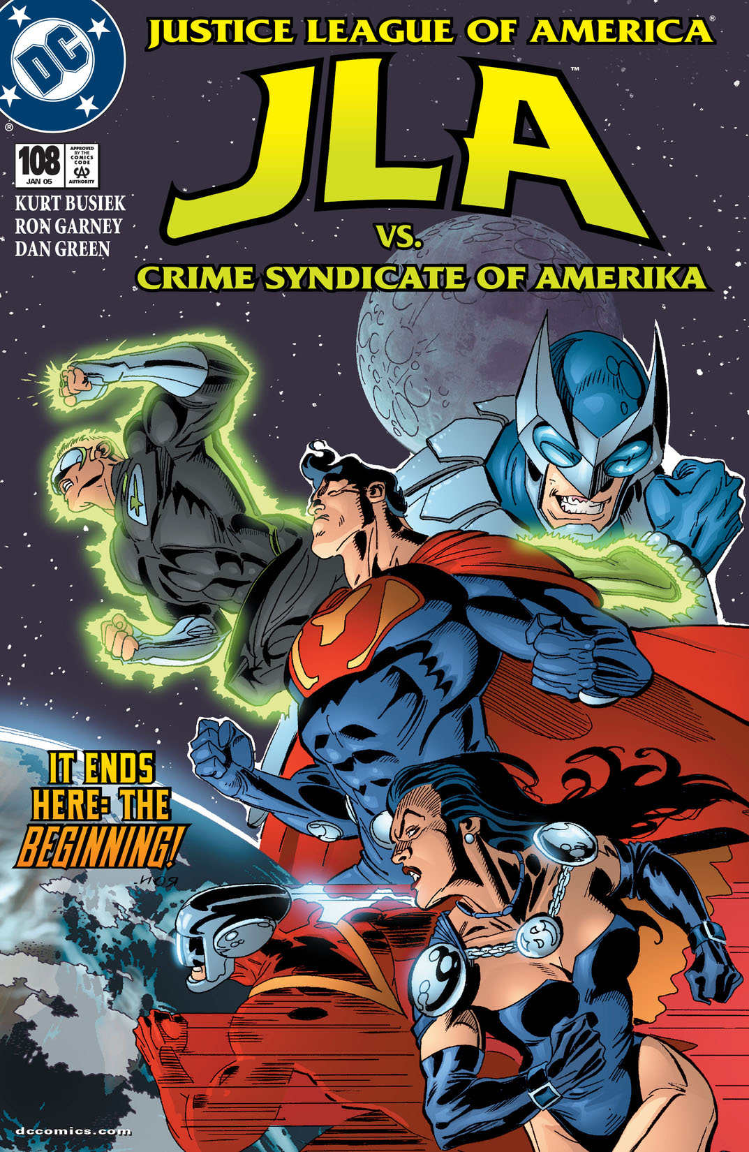 JLA #108 preview images