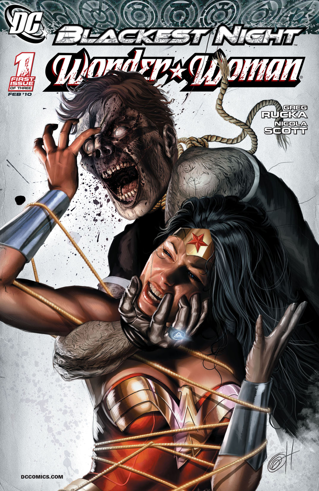 Blackest Night: Wonder Woman #1 preview images